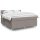 Boxspringbett mit Matratze Taupe 180x200 cm Stoff