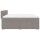 Boxspringbett mit Matratze Taupe 180x200 cm Stoff